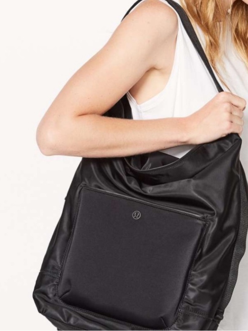 lululemon athletica Black All Set Hobo Shoulder Bag
